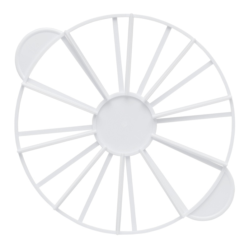 Ateco Cake Marker, 2 Sided, 10 & 12 Cut, White Plastic