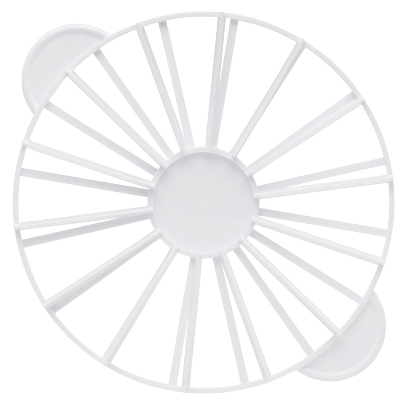 Ateco Cake Marker, 2 Sided, 14 & 16 Cut, White Plastic