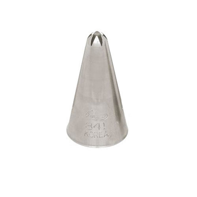 Ateco Closed Star Piping Tip, 841, Stainless Steel