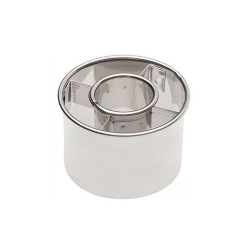 Ateco Donut Cutter, 2.5" x 1.75", Stainless Steel