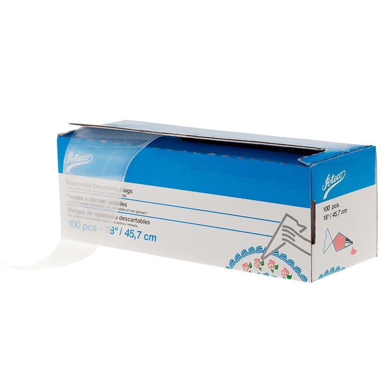 Ateco High Grip Disposable Decorating Bags, 18" (100-pack)