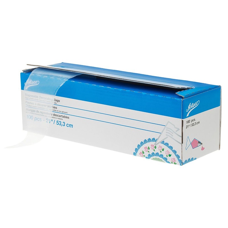 Ateco High Grip Disposable Decorating Bags, 21" (100-pack)