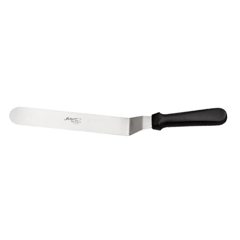 Ateco Offset Spatula, 10", Black Plastic Handle