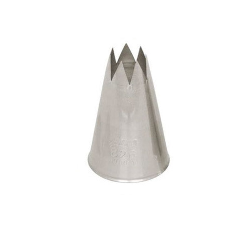 Ateco Open Star Piping Tip, 826, Stainless Steel
