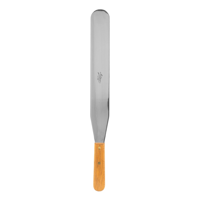 Ateco Straight Spatula, 14", Wood Handle
