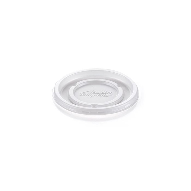 Aladdin Temp-Rite Disposable Round Vented Lid, White (1000-pack)