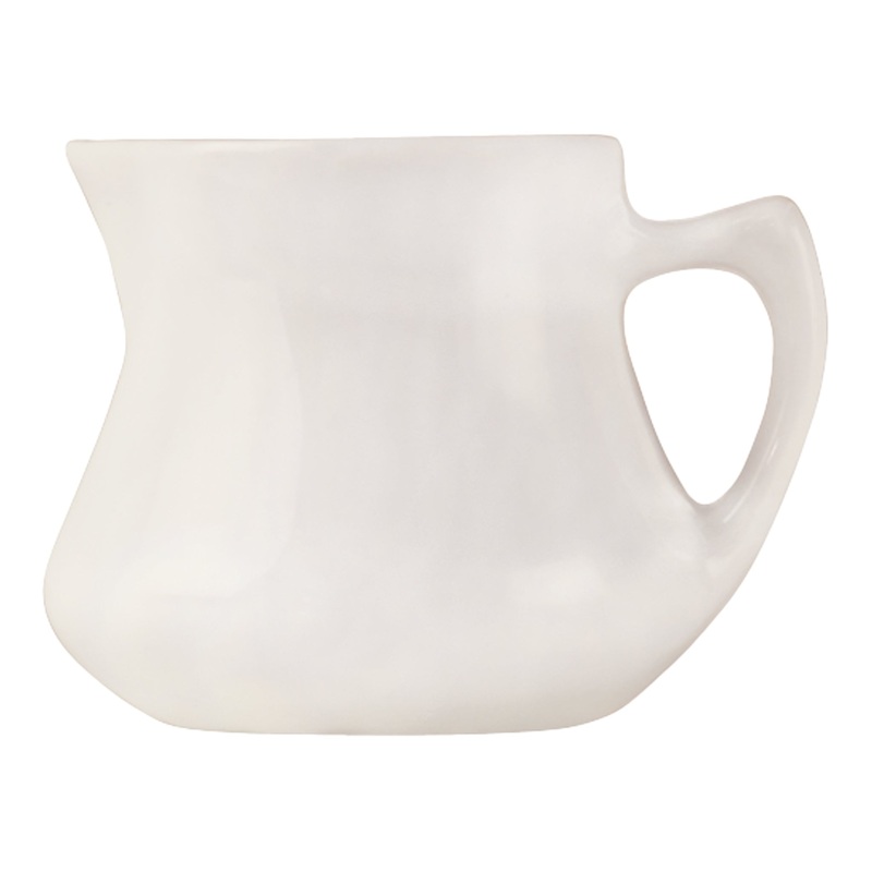 Libbey World Tableware Porcelana Creamer, 4 1/2 oz, White Ceramic (24-pack)