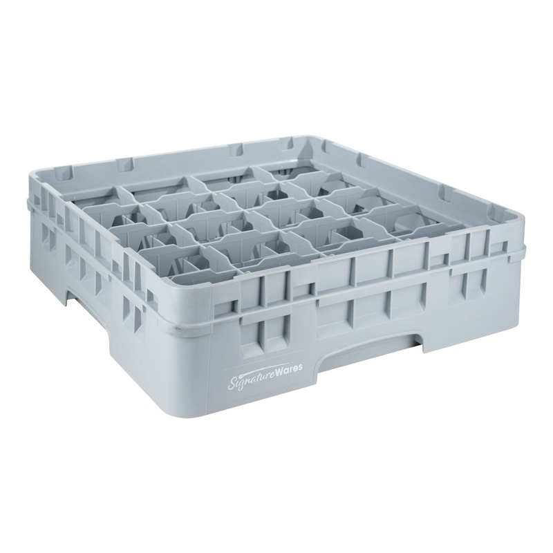 SignatureWares Cup Rack, 20 Compartment, 4 1/4" High, Grey