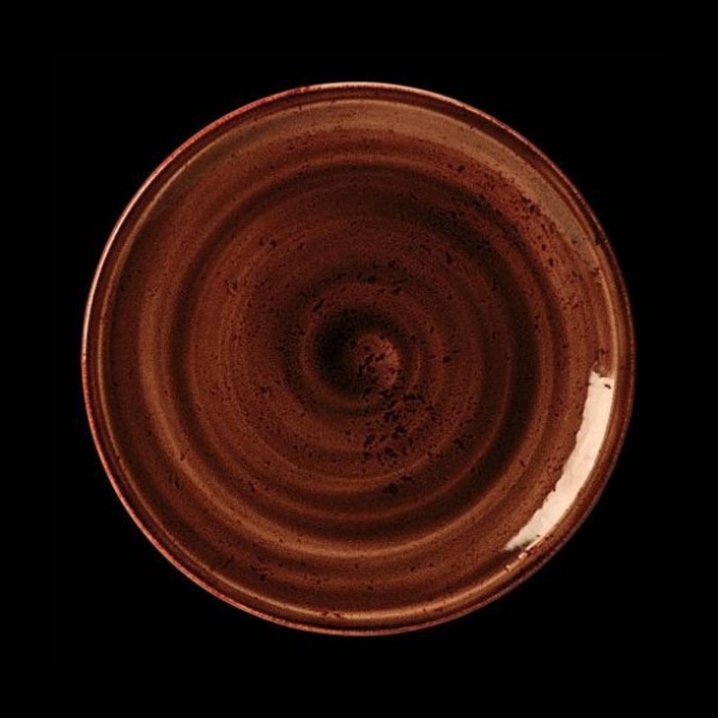 Steelite Craft Coupe Plate, 11.75", Terracotta (12-pack)