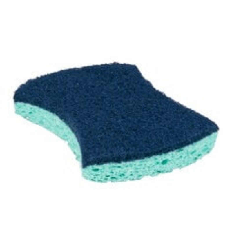 3M Scotch-Brite Power Sponge 3000, 2.8" x 4.5", Blue