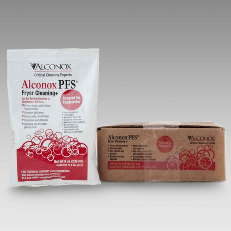 Alconox PFS Commercial Kitchen Cleaner, 8 oz (8-pack)