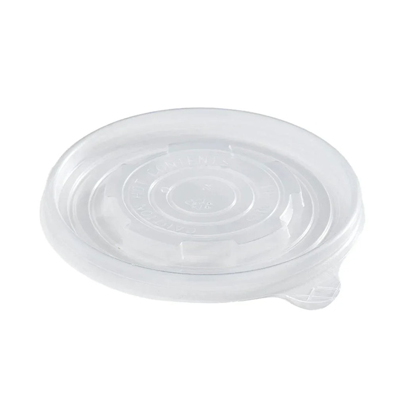 Globe Compostable Bowl Lids, for 12-32 oz, CLPA (500-pack)