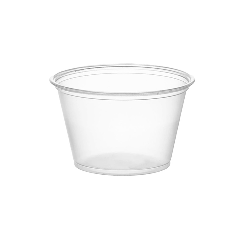 Globe Recyclable PP Portion Cup, 4 oz, Clear (2500-pack)