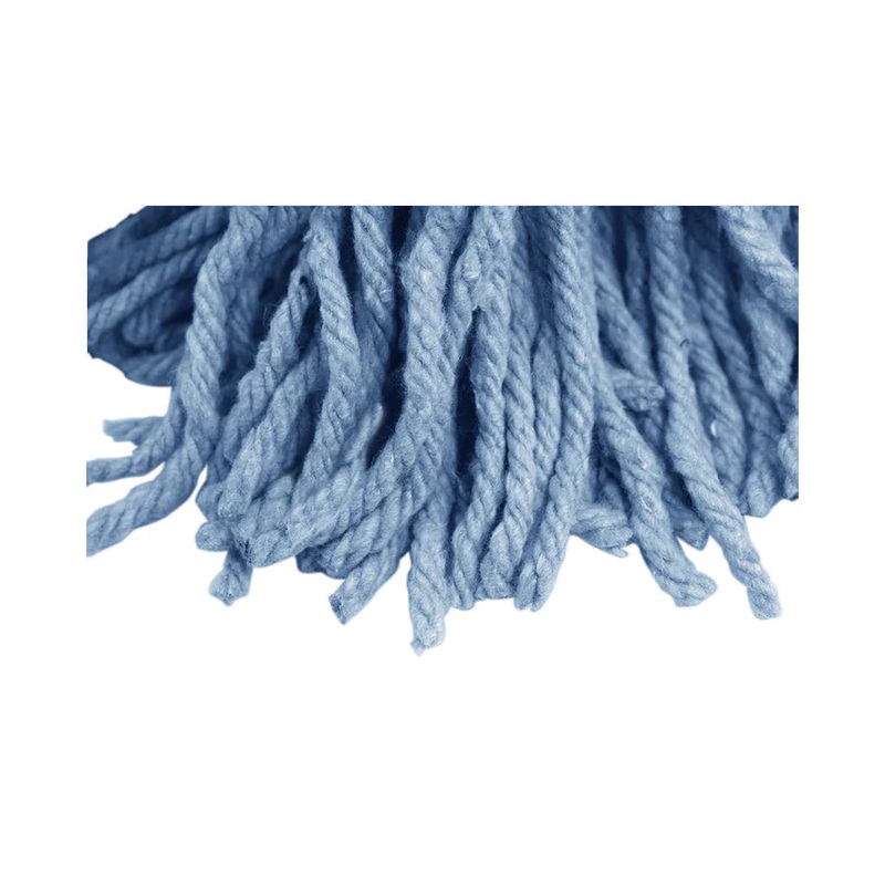 Globe Syn-Pro Narrow Band Wet Cut End Mop, Blue, Synthetic, 20 oz