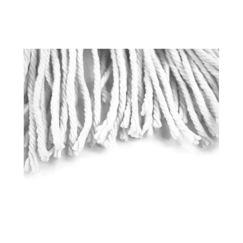 Globe Syn-Pro Narrow Band Wet Cut End Mop, White, Synthetic, 24 oz