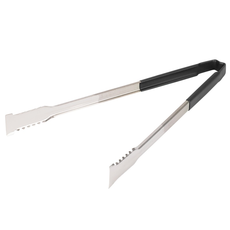Vollrath VersaGrip Kool-Touch One-Piece Tongs, 16", Black, FINAL SALE