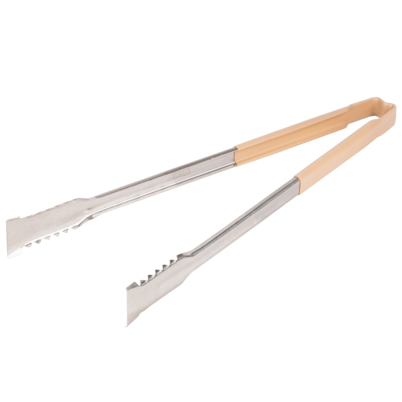 Vollrath VersaGrip Kool-Touch One-Piece Tongs, 16", Tan, FINAL SALE