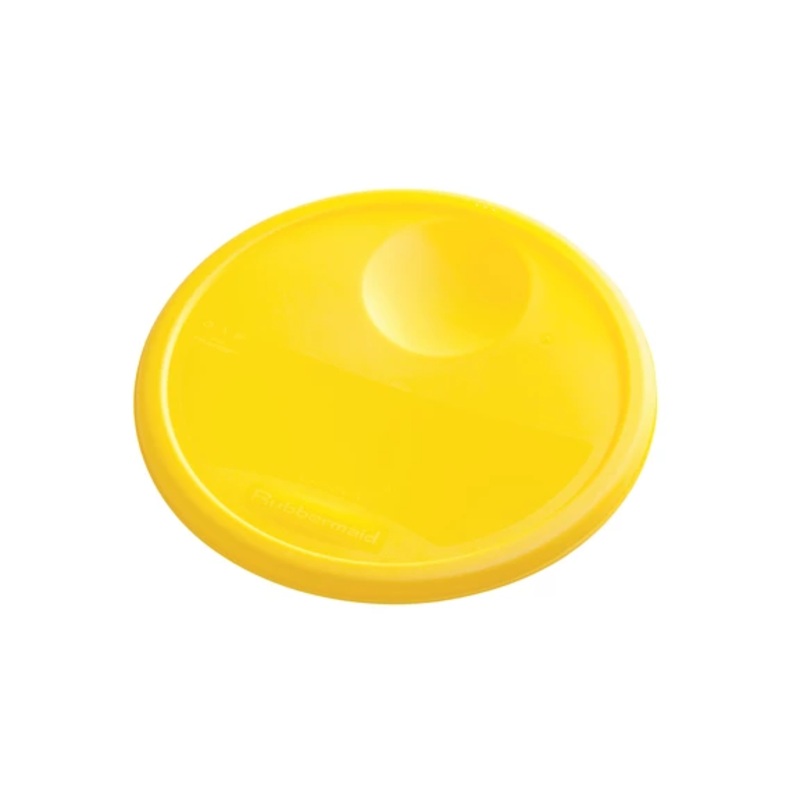 Rubbermaid Round Food Storage Container Lid, 6-8 qt, Yellow , FINAL SALE