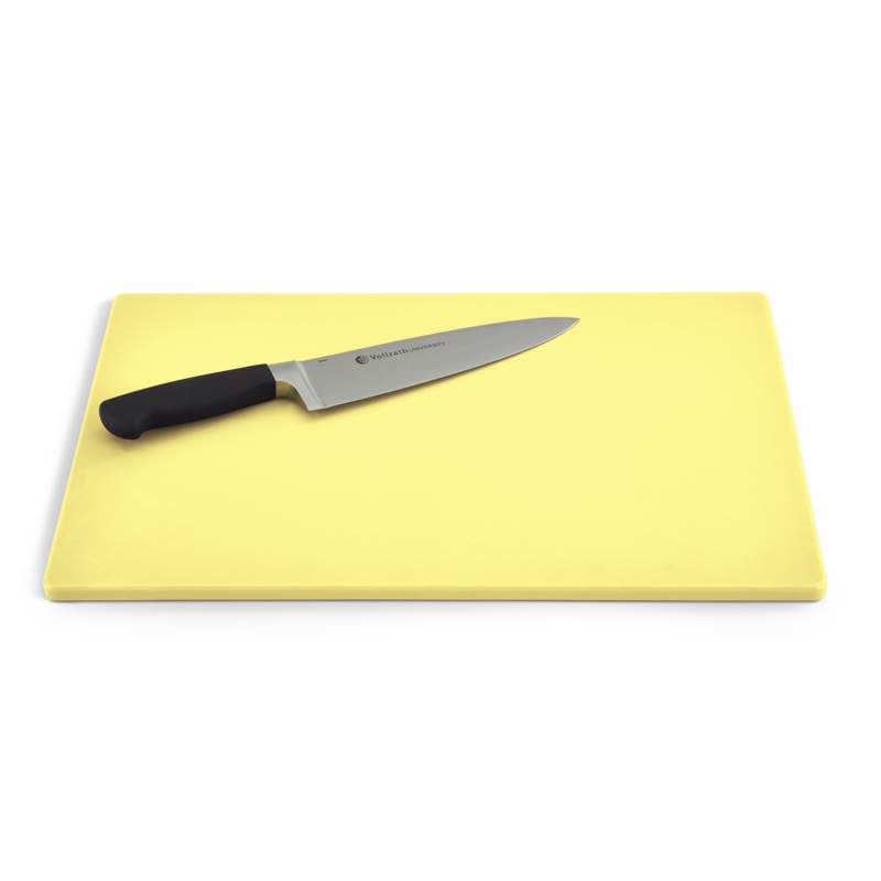 Vollrath Color-Coded Cutting Board, 18" x 12" x 0.5", Yellow, FINAL SALE