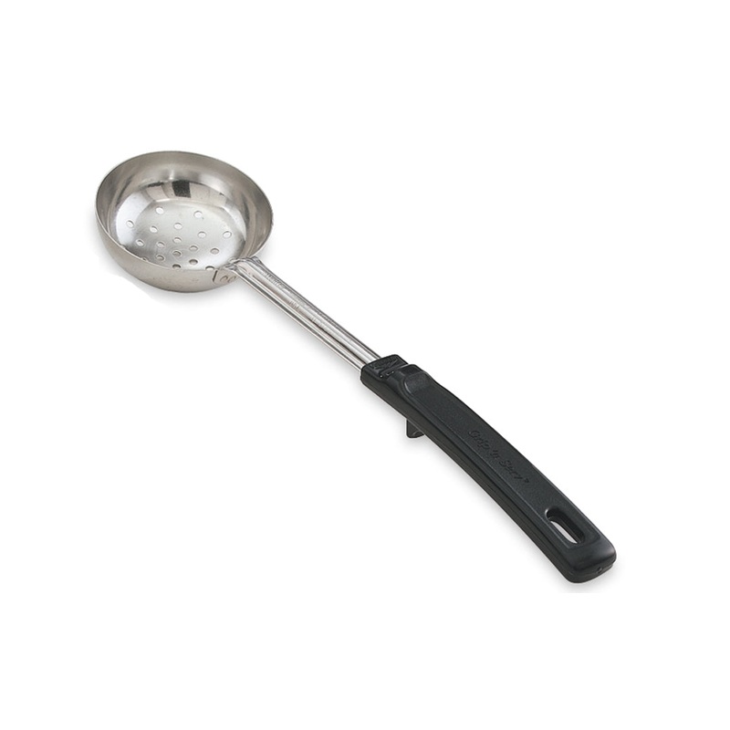 Vollrath Grip N Serve Perforated Round Spoodle, 3 oz, Black Handle, FINAL SALE