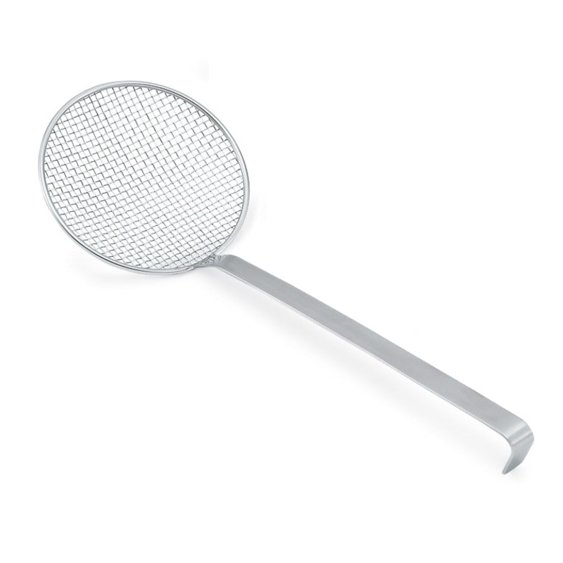Vollrath Heavy Duty Long Handle Wire Mesh Skimmer, 6.5", Stainless Steel, FINAL SALE