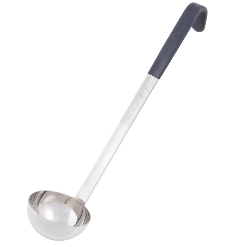 Vollrath Heavy Duty One-Piece Kool Touch Ladle, 5 oz, Black, FINAL SALE
