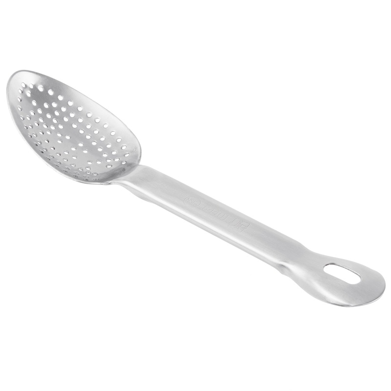 Vollrath Heavy Duty Perforated Basting Spoon, 11.75", Stainless Steel, FINAL SALE