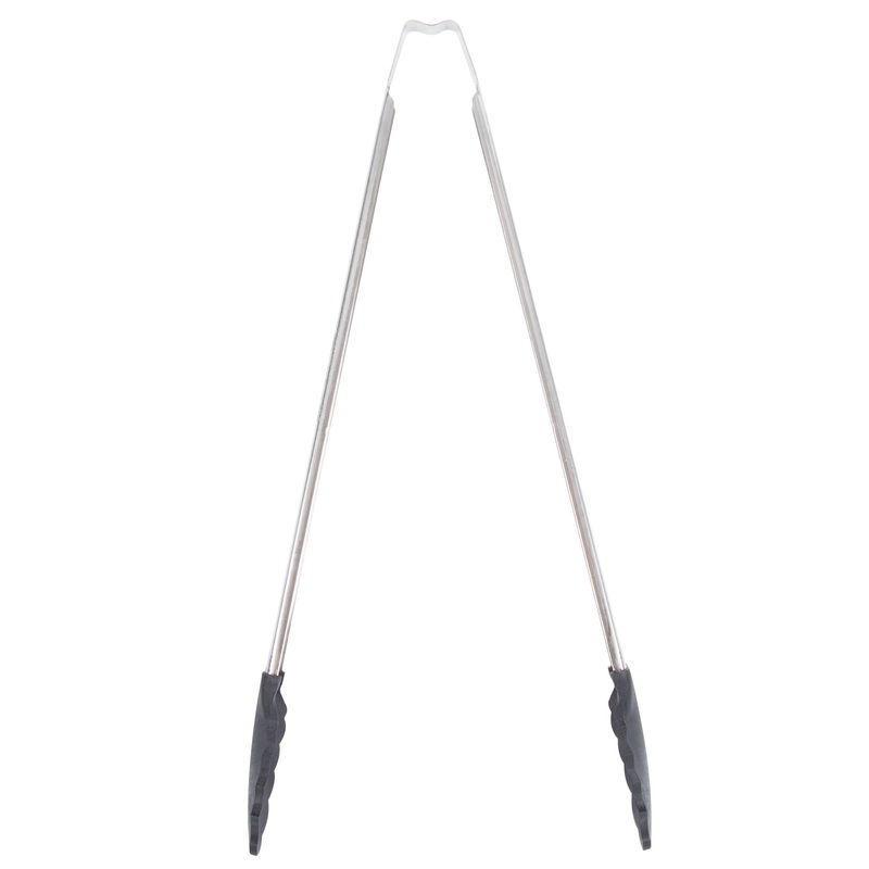 Vollrath High Temp Nylon End One-Piece Tongs, 16", Stainless Steel, FINAL SALE