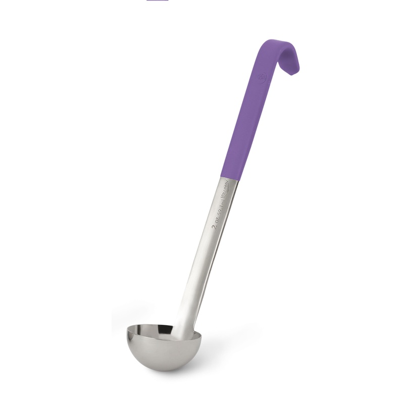 Vollrath Kool Touch Color-Coded One-Piece Ladle, 2 oz, Purple, FINAL SALE