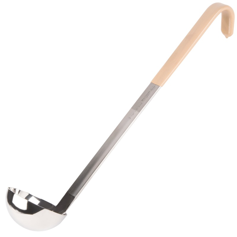 Vollrath Kool Touch Color-Coded One-Piece Ladle, 3 oz, Ivory, FINAL SALE