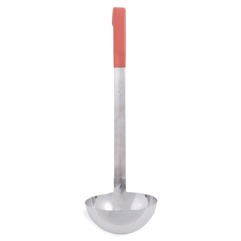 Vollrath Kool Touch Color-Coded One-Piece Ladle, 8 oz, Orange, FINAL SALE