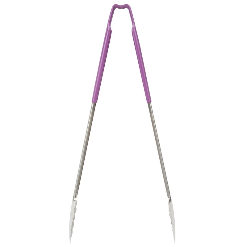 Vollrath Kool-Touch One-Piece Tongs, 16", Purple, FINAL SALE