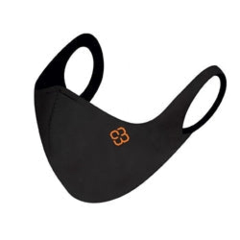 BIOS Copper 88 Reusable Face Mask, Small/Medium, Black, FINAL SALE