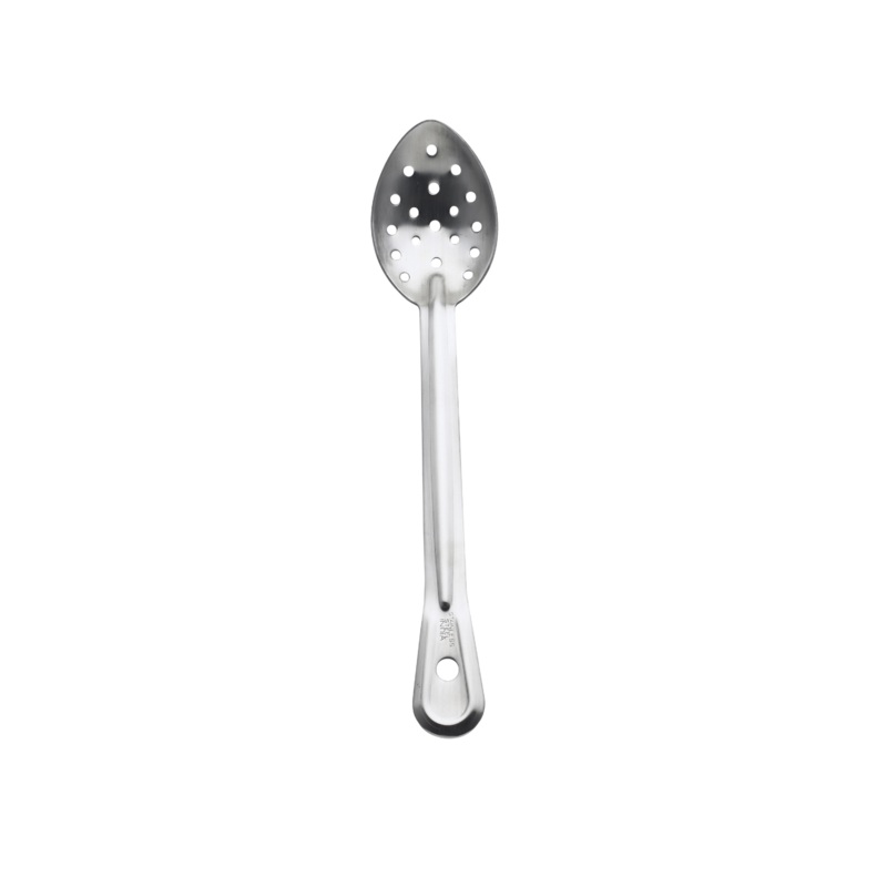 Browne Renaissance Perforated Serving Spoon, 11", Stainless Steel, FINAL SALE