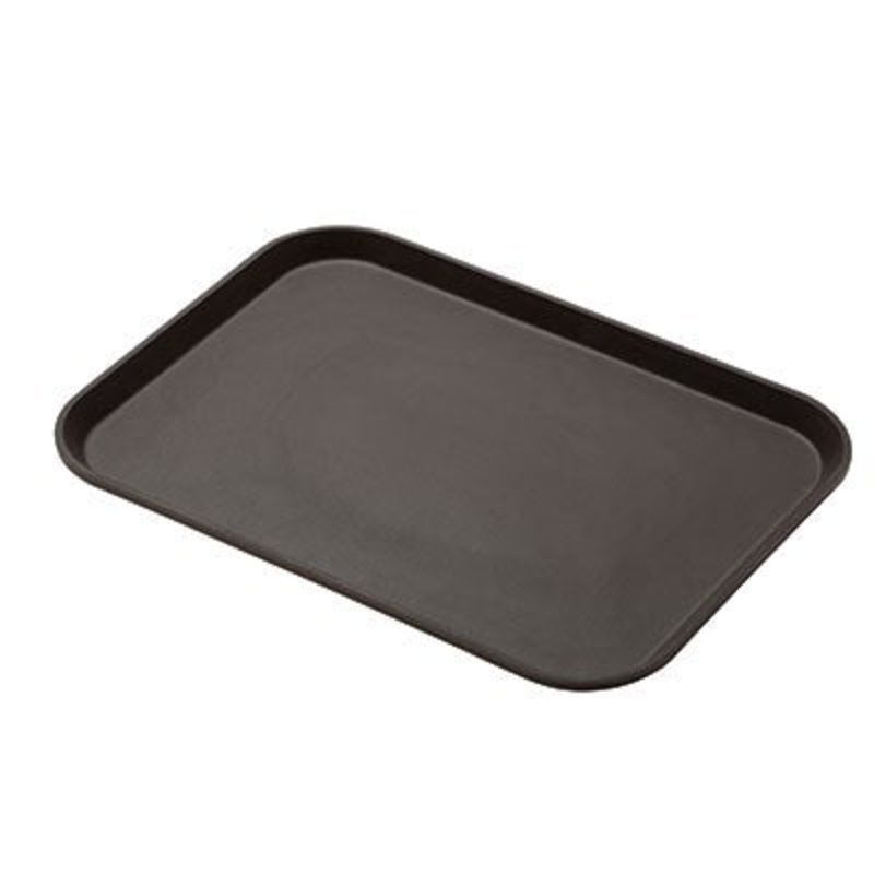 Cambro Camtread Rectangular Tray, 14" x 18", Tan