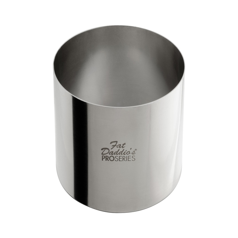 Fat Daddio's ProSeries Cake and Pastry Ring, 3.5" x 2.375", Stainless Steel, FINAL SALE