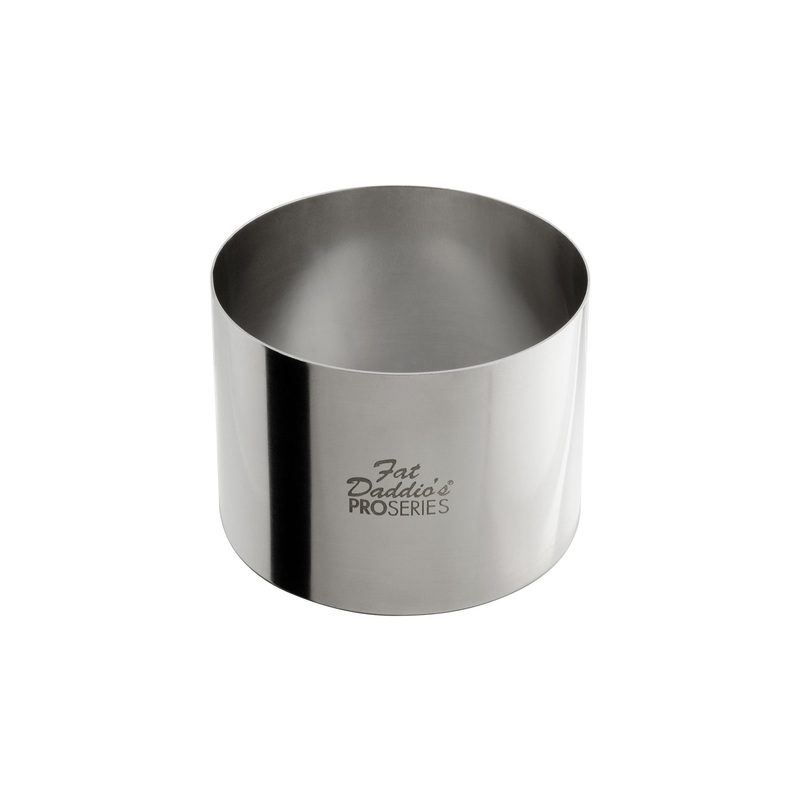 Fat Daddio's ProSeries Cake and Pastry Ring, 3" x 2.375", Stainless Steel, FINAL SALE