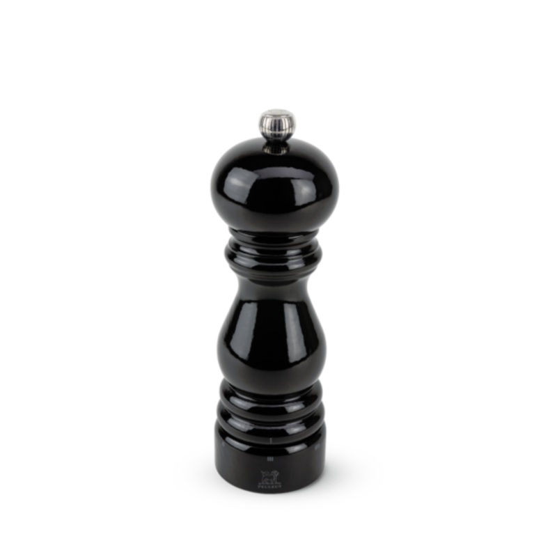 Peugeot Paris u'Select Salt Mill, 7", Wood, Black Lacquer, FINAL SALE
