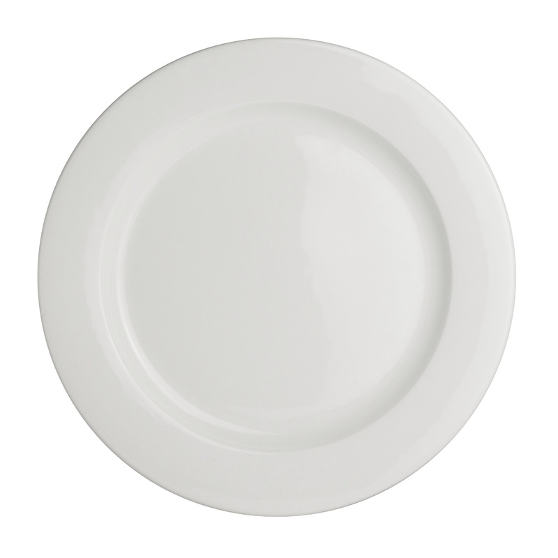 Steelite Monaco Flat Rim Plate, 8" (24-pack)