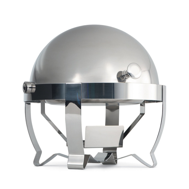 Vollrath Orion Round Chafer w Fully Retractable Cover, 6 qt