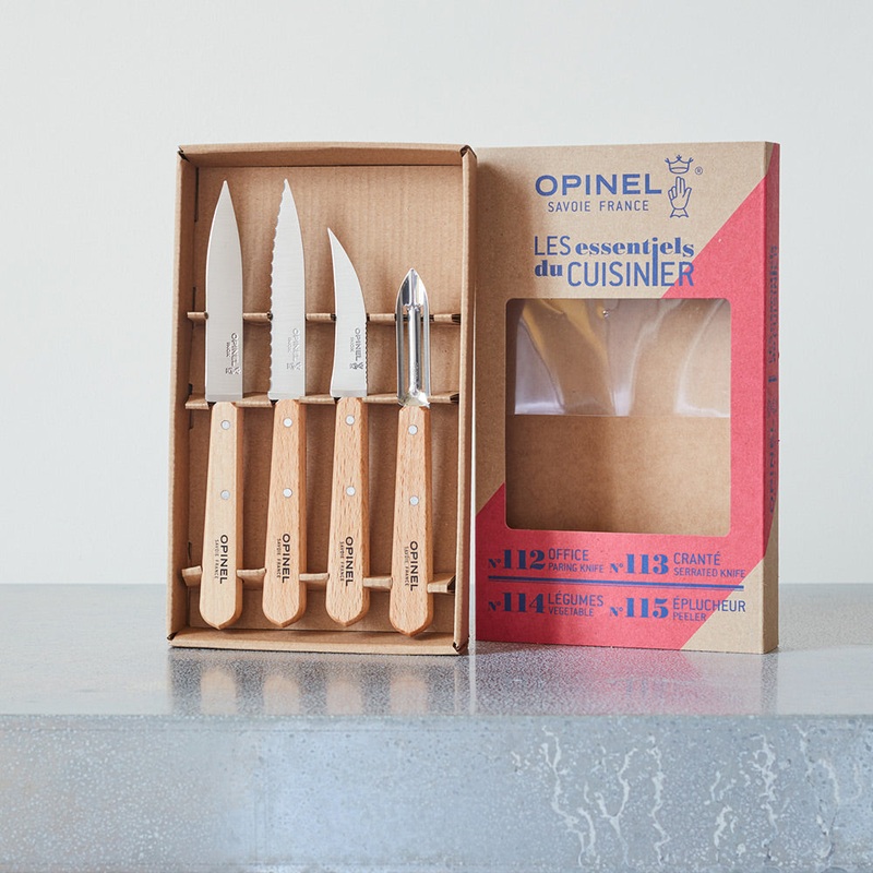 Coffret de 4 couteaux de cuisine Opinel
