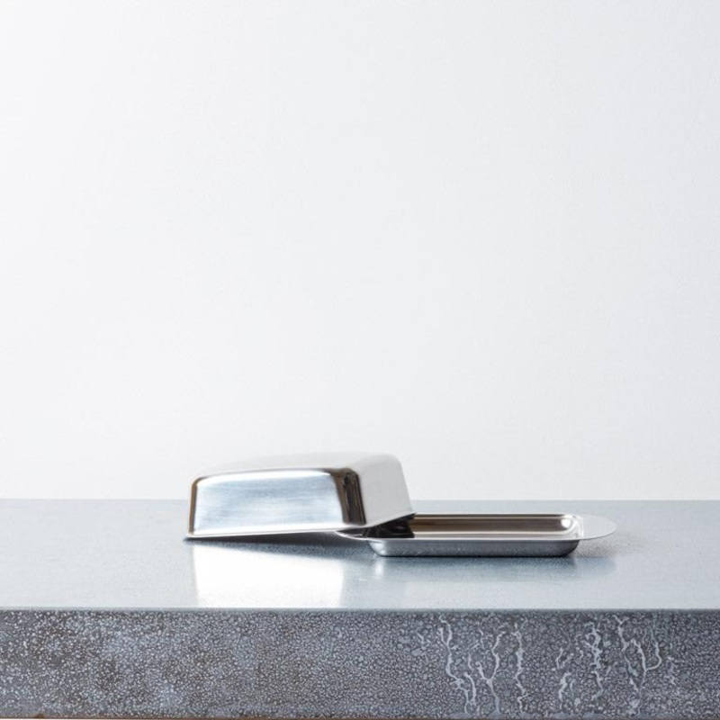 Beurrier en inox