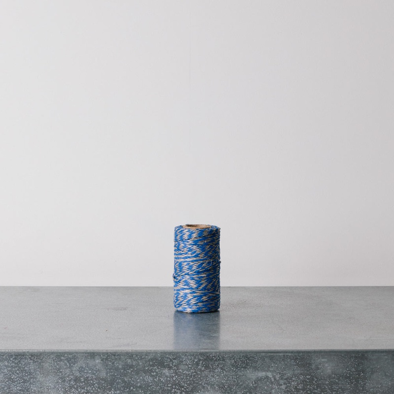 Bobine fil de lin - Bleu