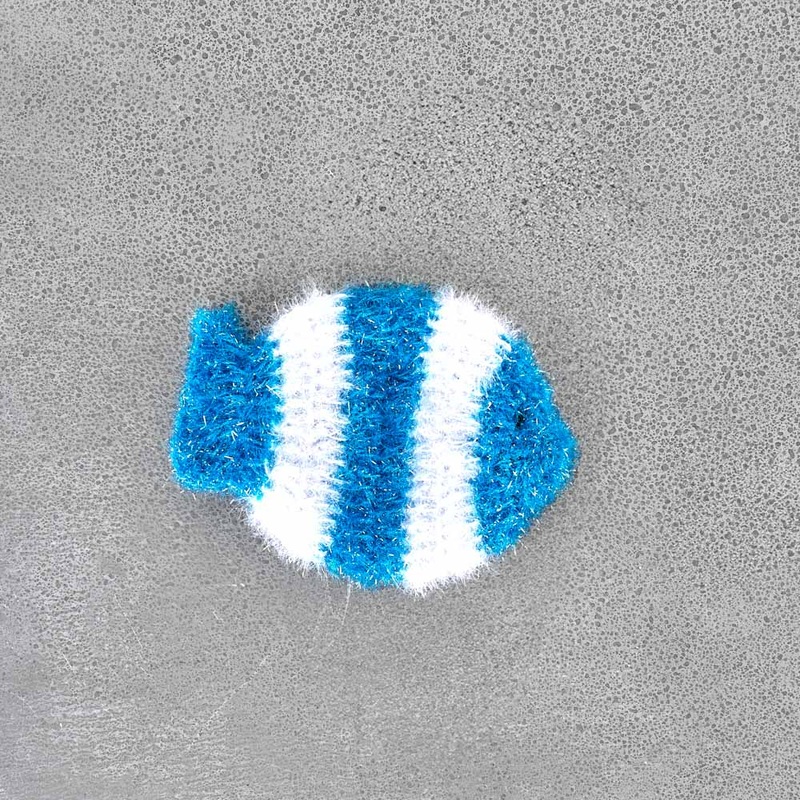 ponge Poisson - Bleu