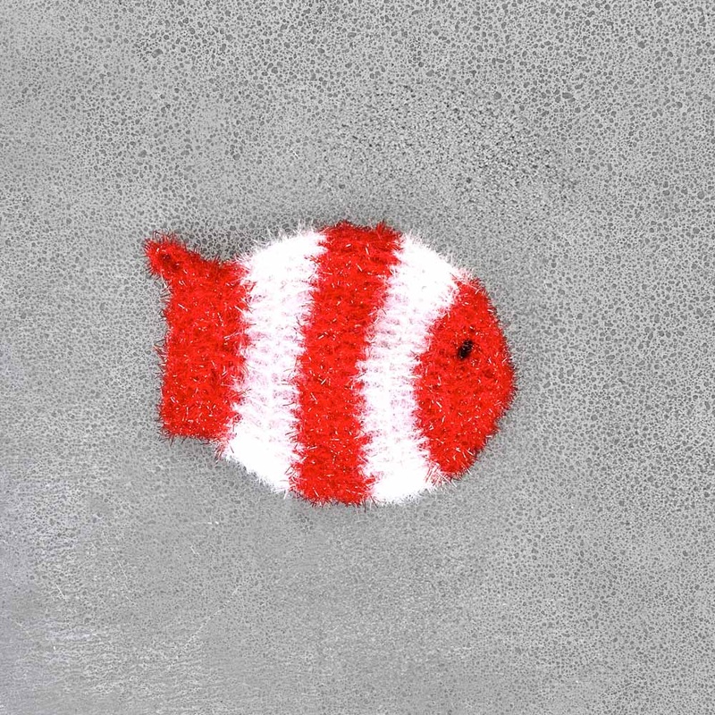 ponge Poisson - Rouge