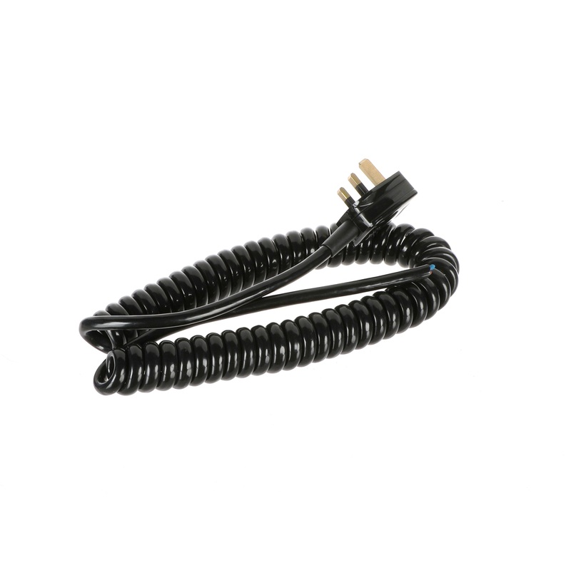 Curlyflex Main lead 3 Core 1.5m PVC Black