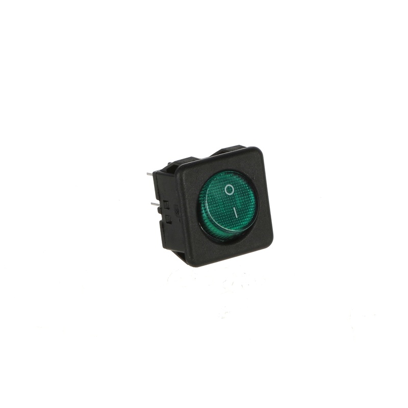 Green 2 Pole Cradle Switch - UNI202