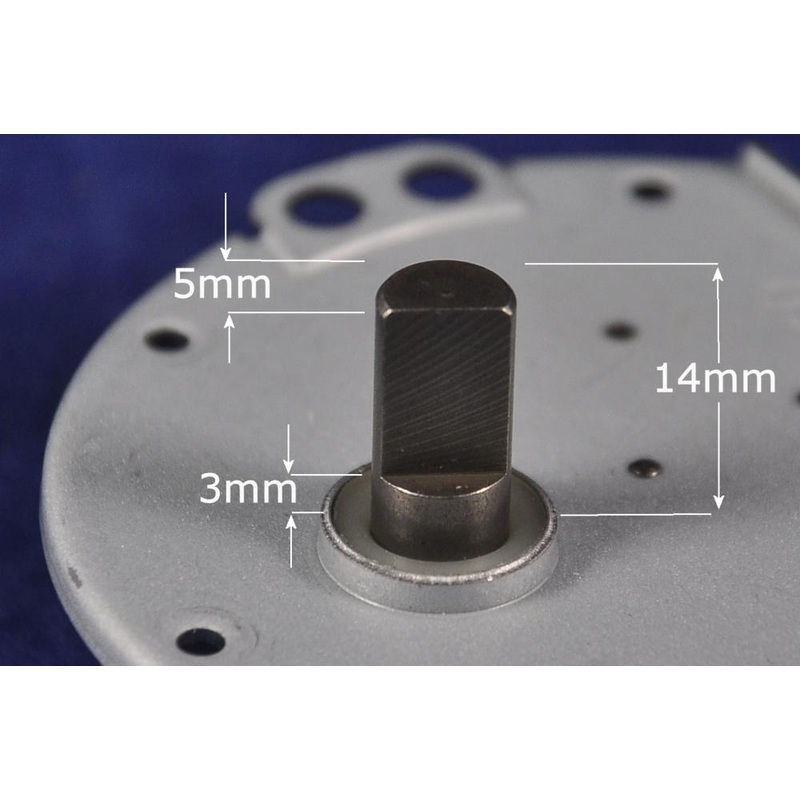 Samsung MC28A5125AK, MC32K7055CK and MC28H5013AK Microwave Turntable Motor, 240 Volt