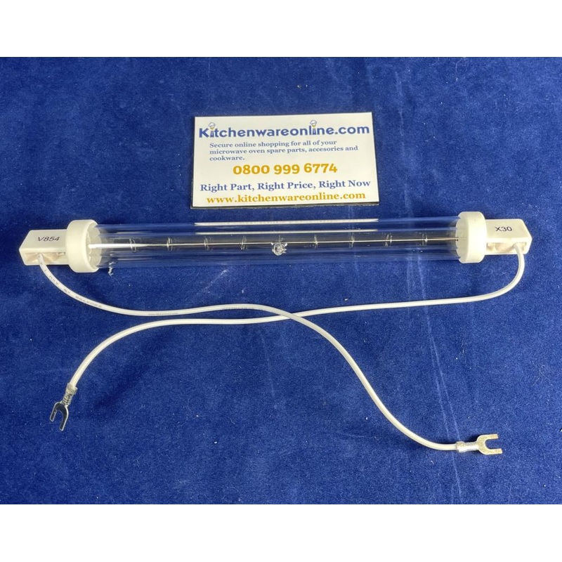 500 watt lamp 220mm double jacketed C/W leads - UNI170