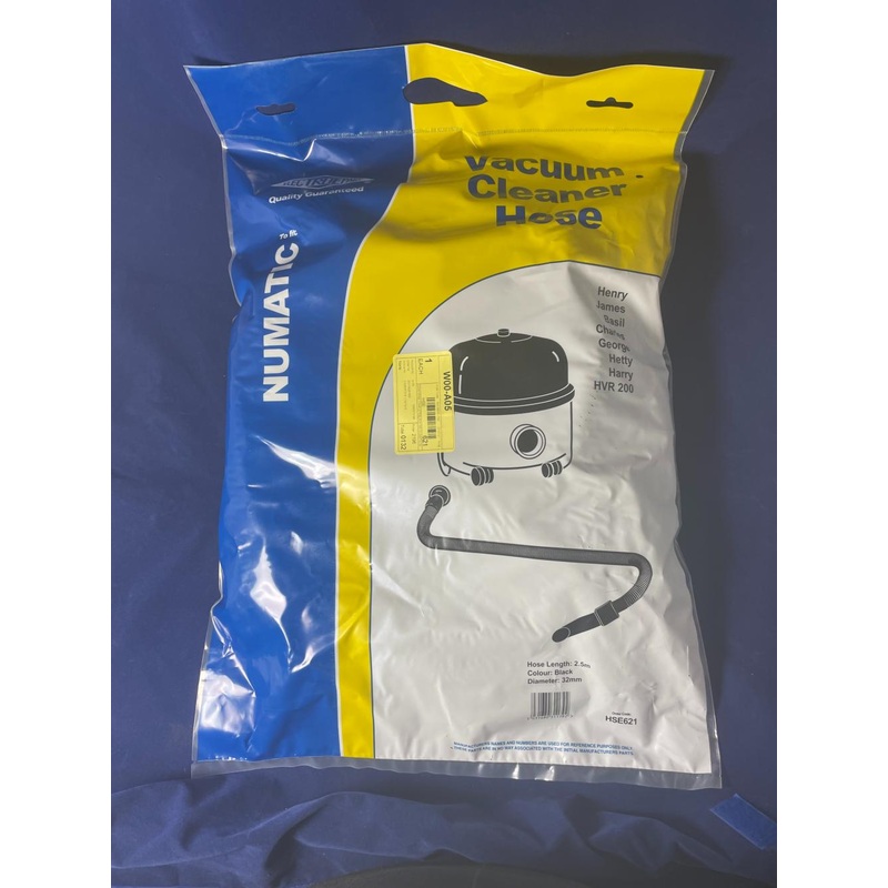Numatic 32mm 2.5m Vacuum Hose Complete - Pattern Part- HSE621
